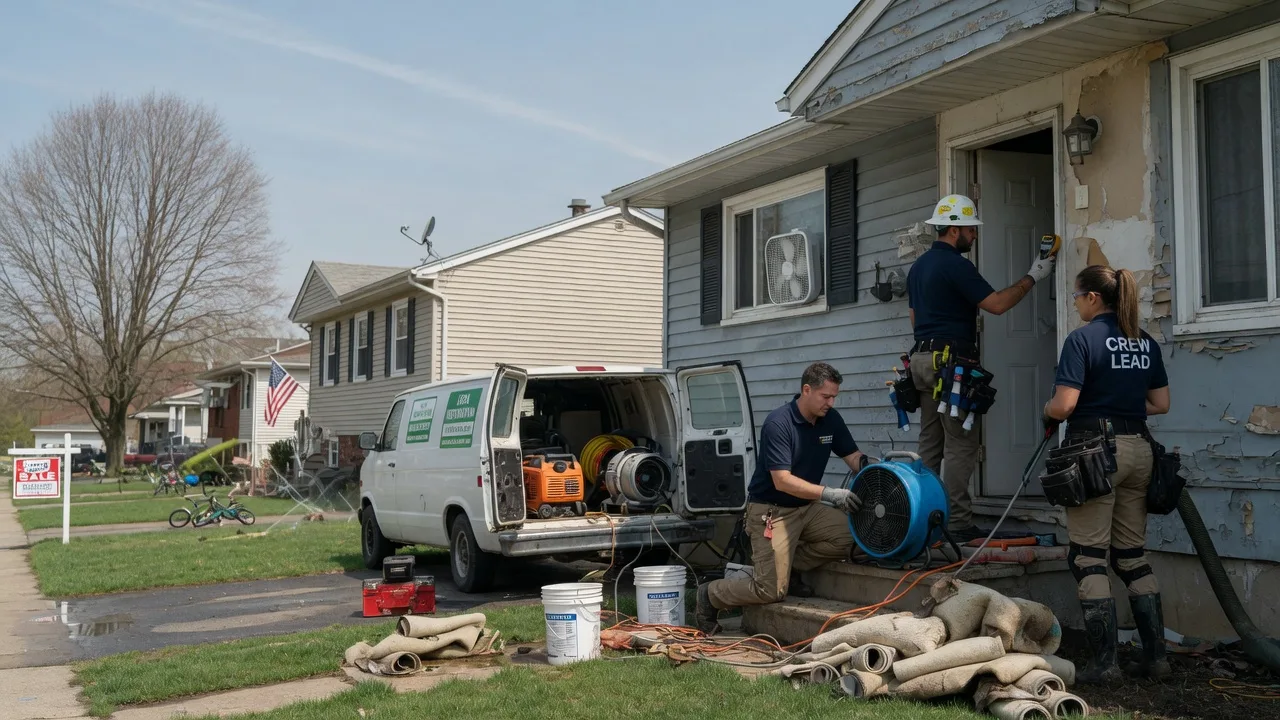 Flood Cleanup in Oak Forest, IL near me