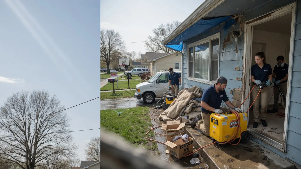 Basement Flood Cleanup in Oak Forest, IL near me